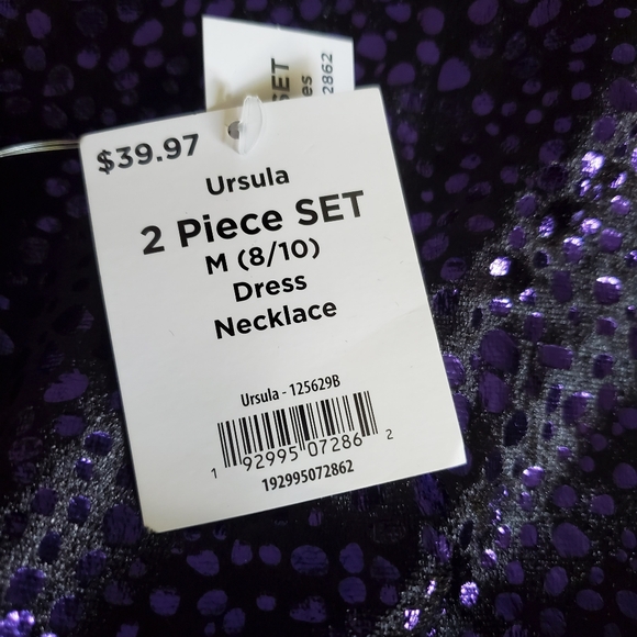 NWT Disguise Disney Ursula Women's Costume Halloween /Dress Up Size M (8/10) - Picture 10 of 16